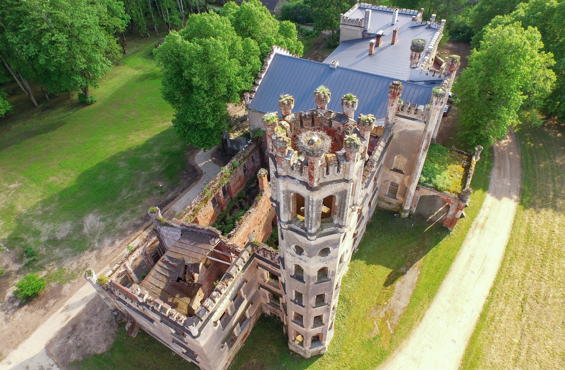 Castle, manor | Aizkraukle Municipality | Odziena Manor